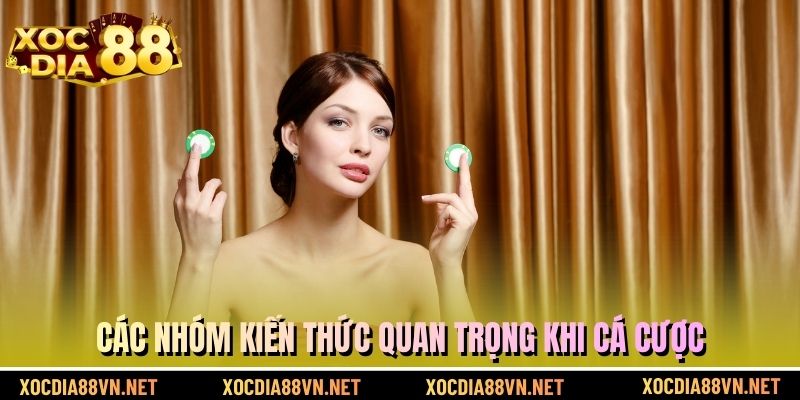 Các nhóm kiến thức quan trọng khi cá cược