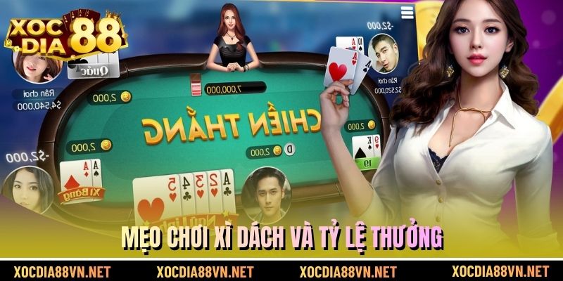 Mẹo chơi xì dách và tỷ lệ thưởng