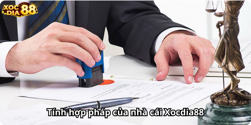 Tính hợp pháp của nhà cái Xocdia88